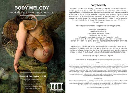 BODY MELODY workshop di movimento e voce
