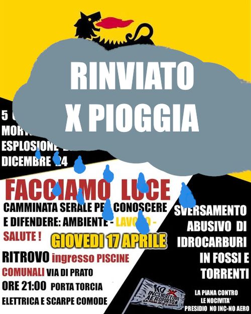 Facciamo Luce su Eni a Calenzano