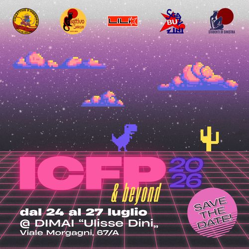 ICFP & Beyond 2026 - 3-giorni di informatica, iniziative, cibo e musica