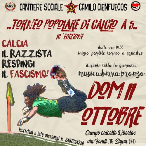 Torneo Un calcio al razzista • 16^ edizione
