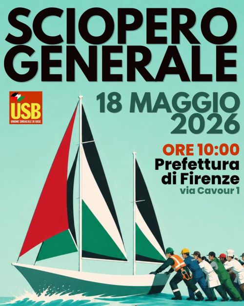 Sciopero Generale: Palestina e Flotilla 