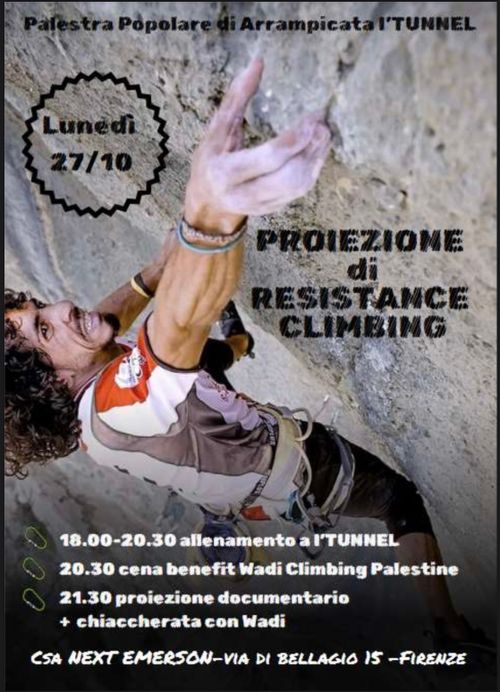 Proiezione di “Resistance Climbing”