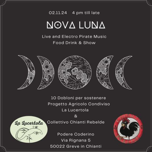 NOVALUNA- Live and Electro Pirate Music, Food Drink & shows