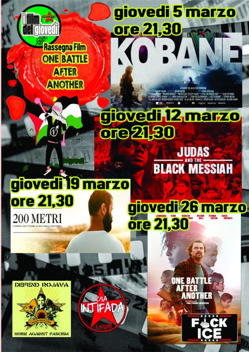 🚩 One Battle After Another -rassegna conea al Csa Intifada 