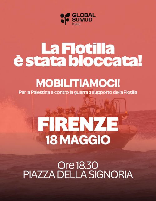 solidarietà con la Global Sumud Flotilla e con la PALESTINA che RESISTE!