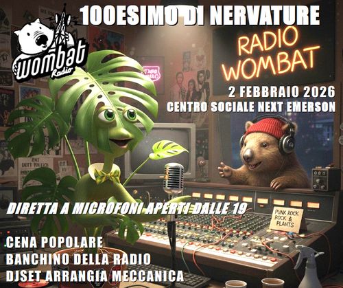 100esimo di Nervature - Radio Wombat