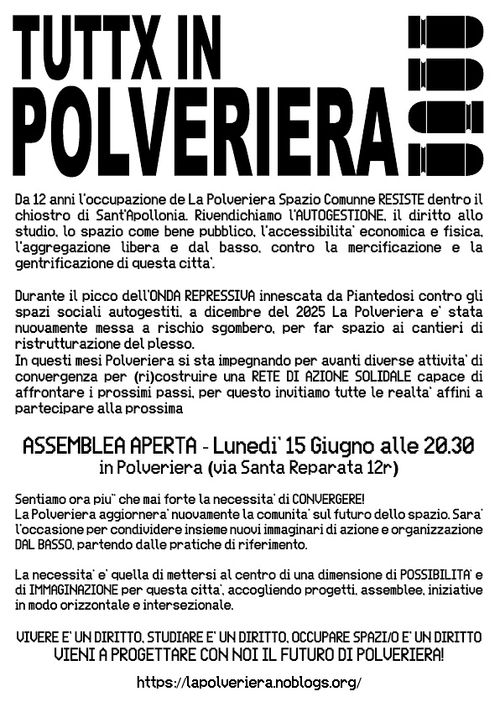 ASSEMBLEA DI MOBILITAZIONE