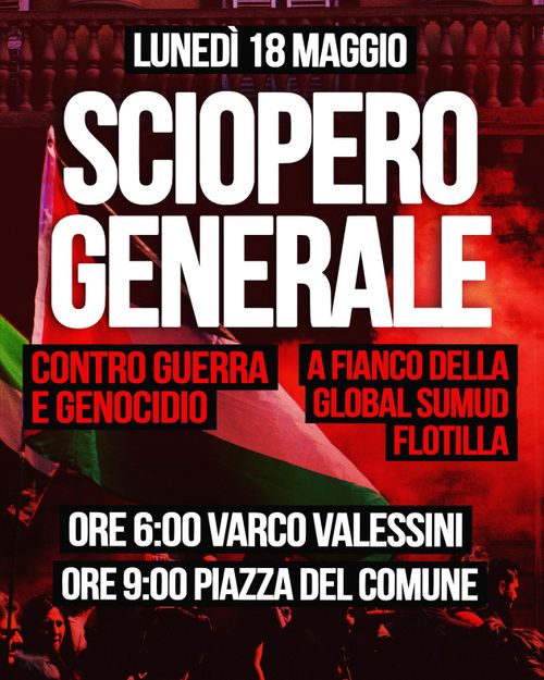 Sciopero generale contro gierra e genocidio 