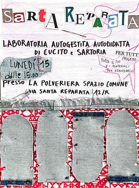 SARTA REPARATA- non farmi il filo, fatti il tuo! 