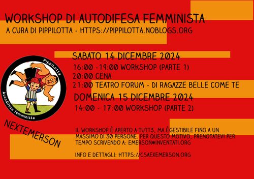 Workshop di autodifesa femminista