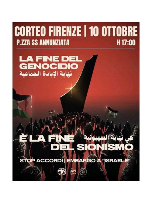 La fine del genocidio è la fine del sionismo
