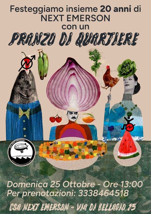 Pranzo di quartiere - 20esimo Compleanno